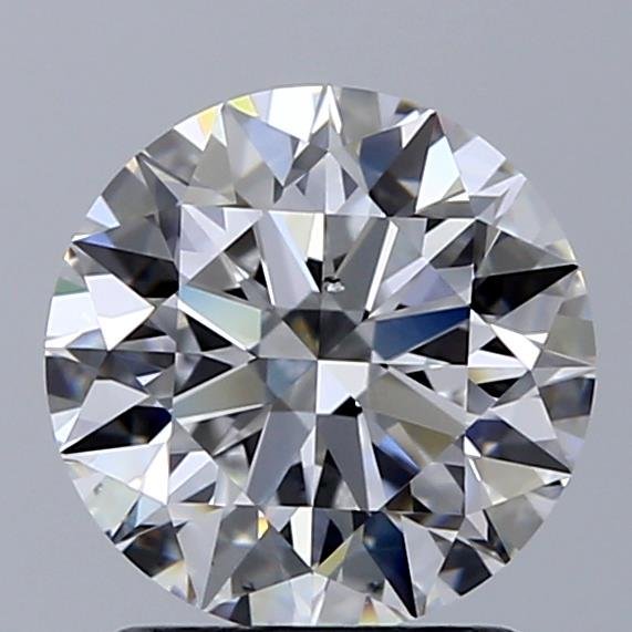 1.71ct D SI1 Rare Carat Ideal Cut Round Diamond