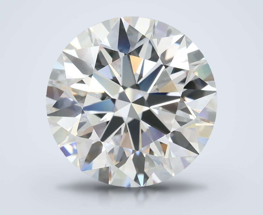 4.04 Carat Round Lab Diamond