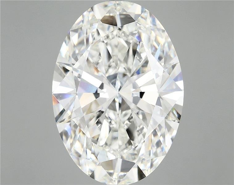 11.18ct F VVS2 Rare Carat Ideal Cut Oval Lab Grown Diamond