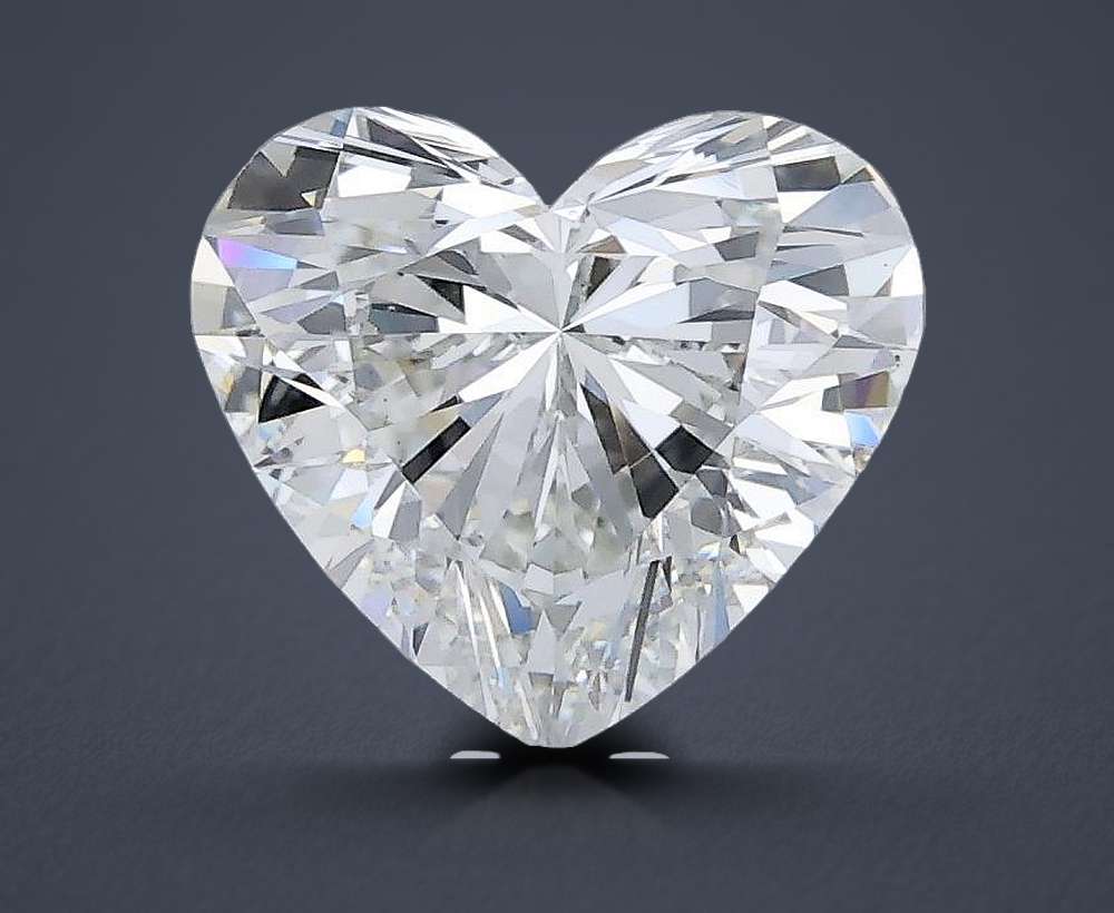 1.64 Carat Heart Natural Diamond