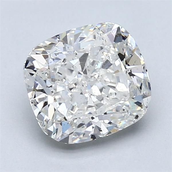 2.06ct F SI1 Rare Carat Ideal Cut Cushion Diamond