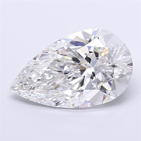 4.05 Carat Pear Lab Diamond