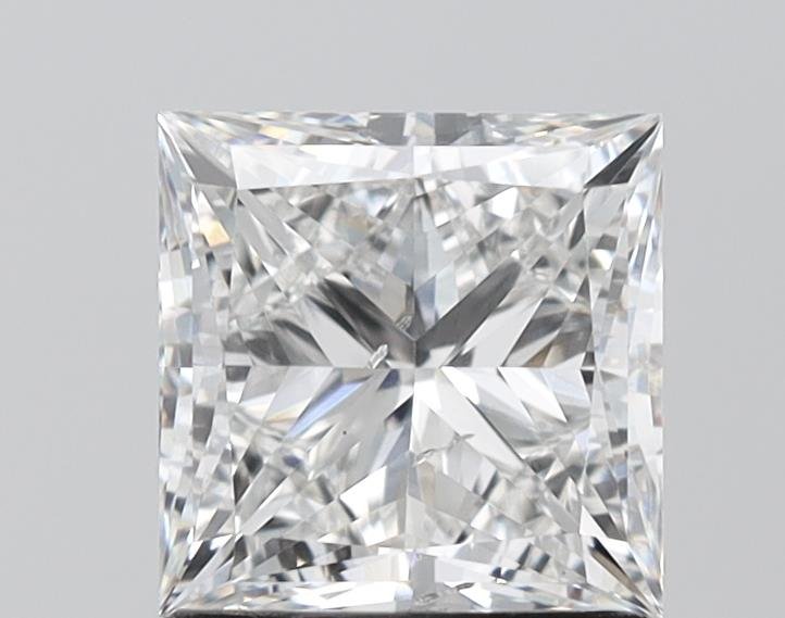 2.00ct E SI1 Excellent Cut Princess Lab Grown Diamond