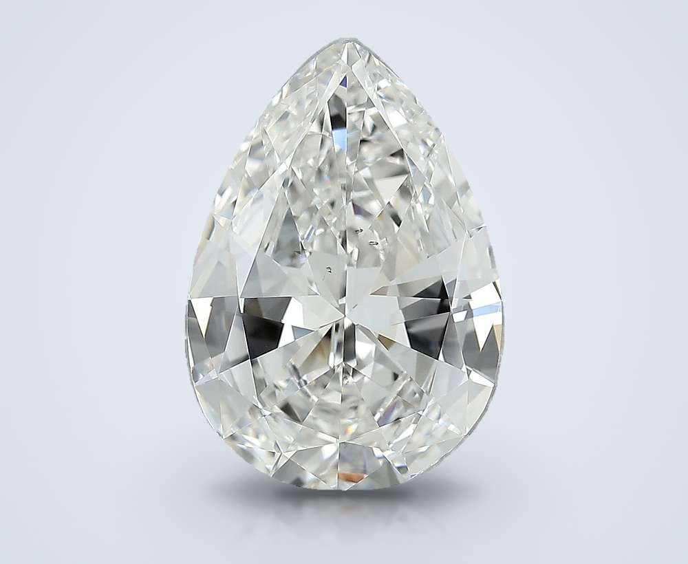 4.59 Carat Pear Natural Diamond