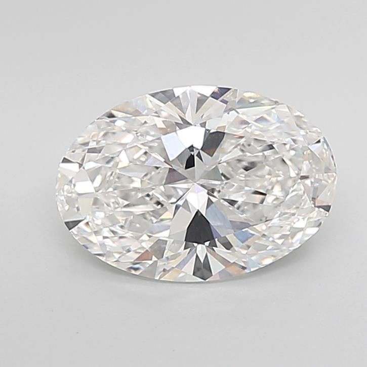 3.04ct F VVS2 Rare Carat Ideal Cut Oval Lab Grown Diamond