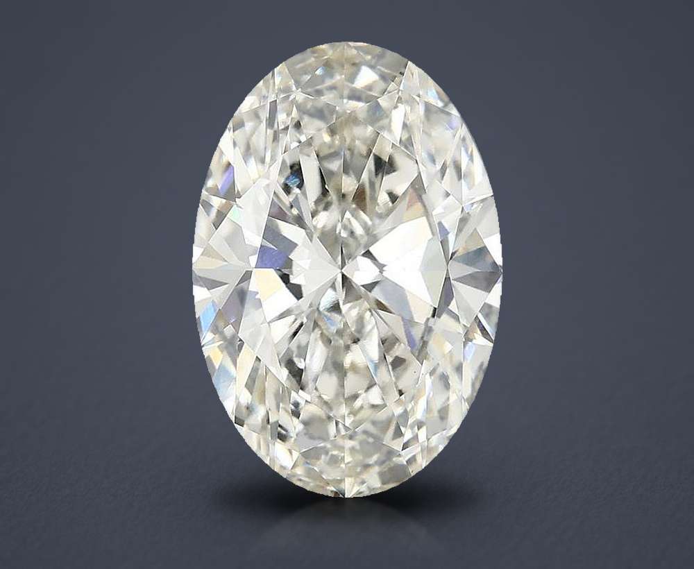 3.98 Carat Oval Lab Diamond