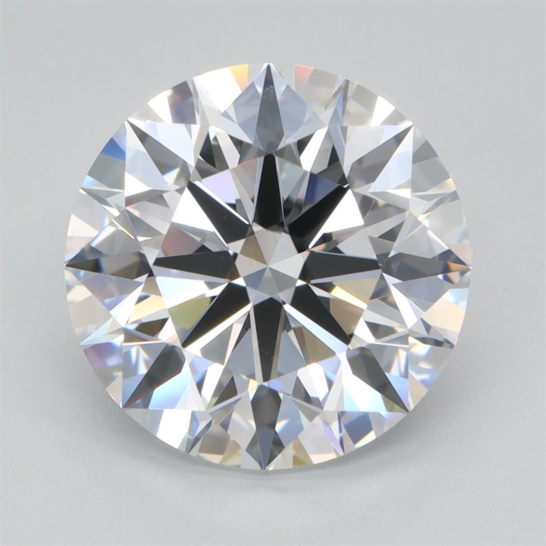 3.23ct D VVS1 Rare Carat Ideal Cut Round Lab Grown Diamond