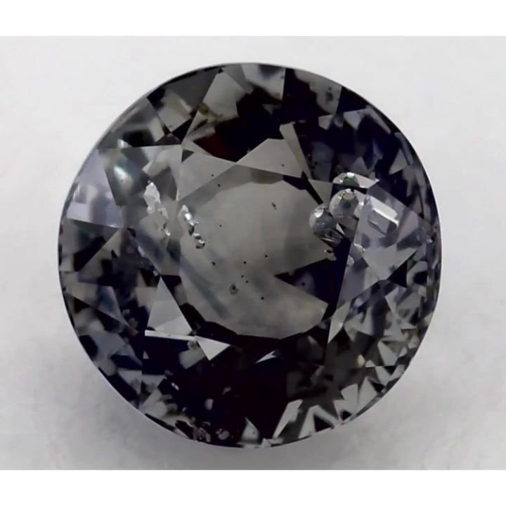 3.69 Carat Green Round Sapphire
