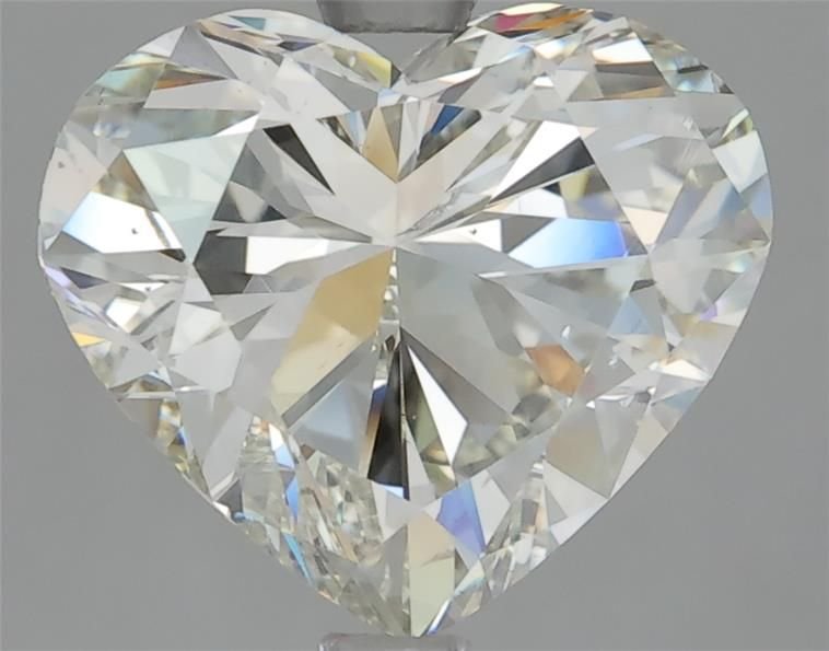 4.04ct K SI2 Rare Carat Ideal Cut Heart Diamond