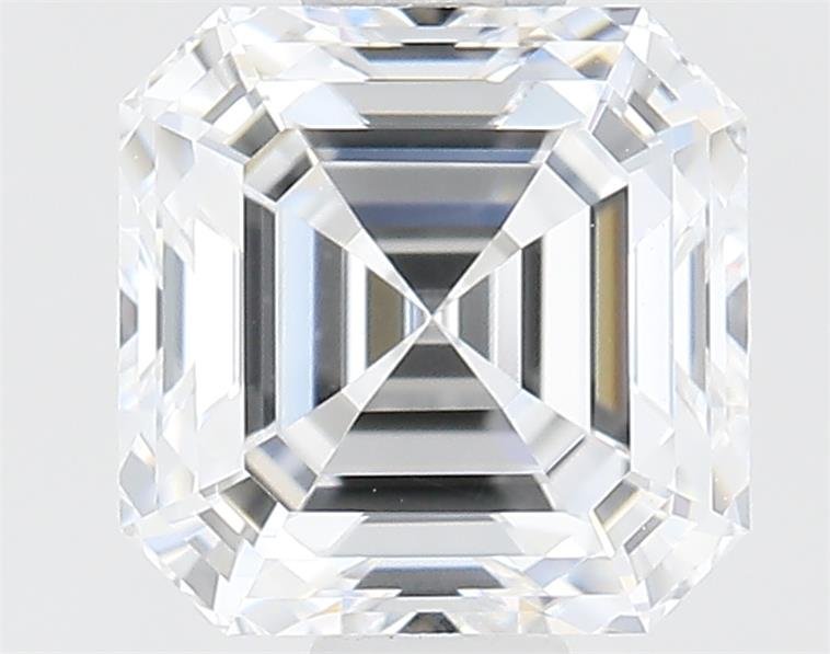 0.76ct D VS1 Very Good Cut Asscher Lab Grown Diamond