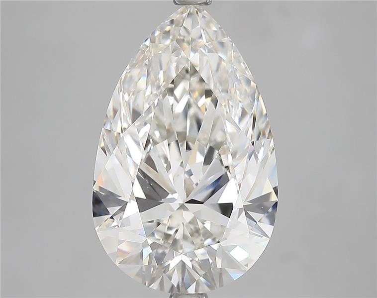 5.38ct I VS1 Rare Carat Ideal Cut Pear Lab Grown Diamond