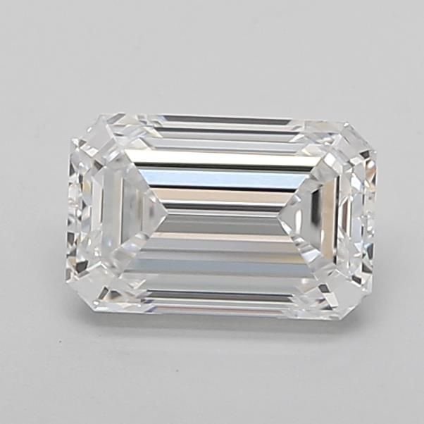 1.08ct D VVS2 Rare Carat Ideal Cut Emerald Lab Grown Diamond