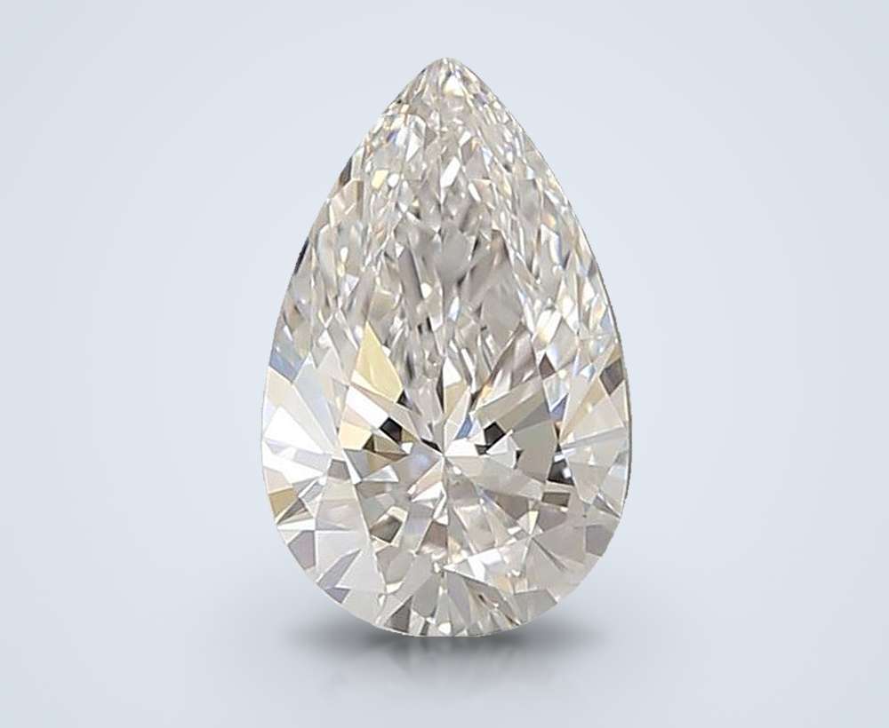 1.47 Carat Pear Lab Diamond
