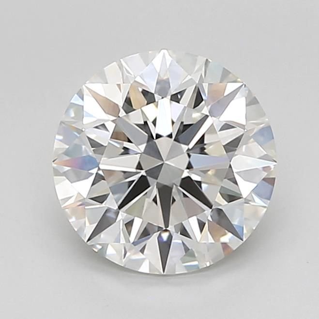 2.73ct F VVS2 Rare Carat Ideal Cut Round Lab Grown Diamond