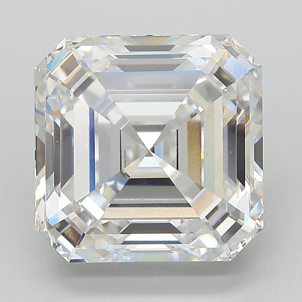 6.72ct E VVS2 Rare Carat Ideal Cut Asscher Lab Grown Diamond