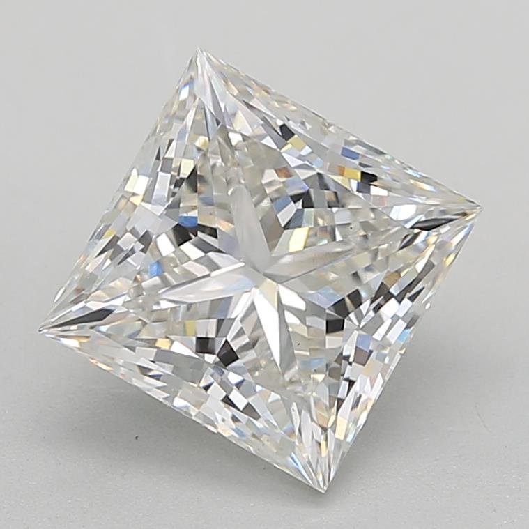 4.08ct G VS1 Rare Carat Ideal Cut Princess Lab Grown Diamond