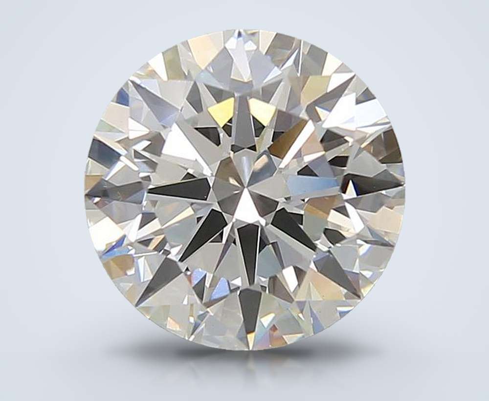4.09 Carat Round Lab Diamond
