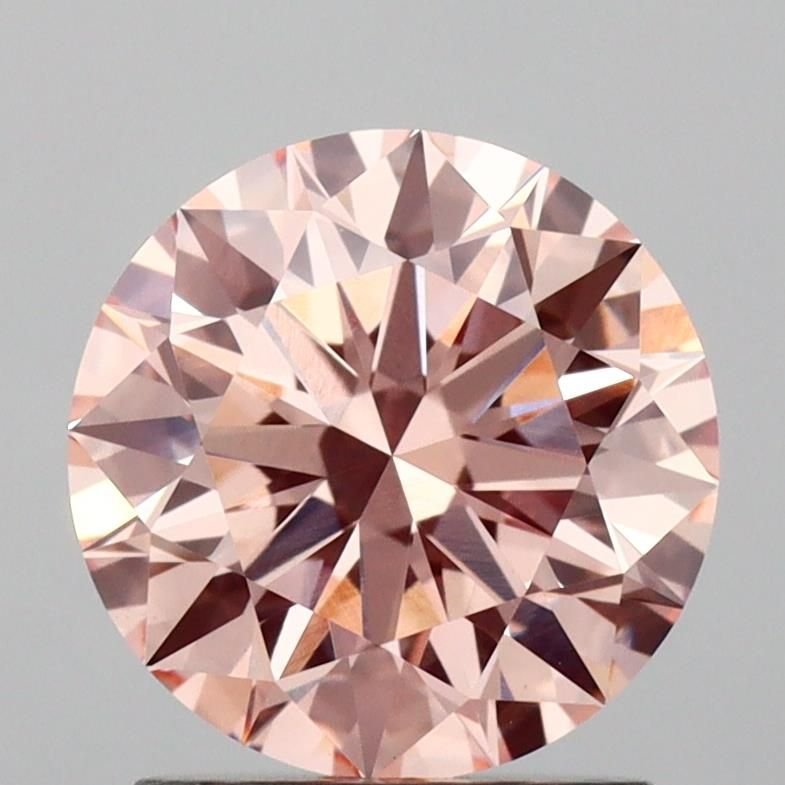 1.55 Ct. Fancy Intense Pink Round Lab Diamond