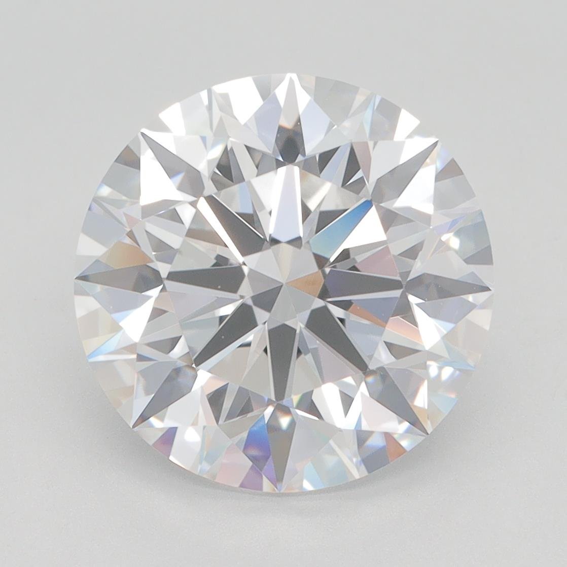 5.01ct E VVS2 Rare Carat Ideal Cut Round Lab Grown Diamond