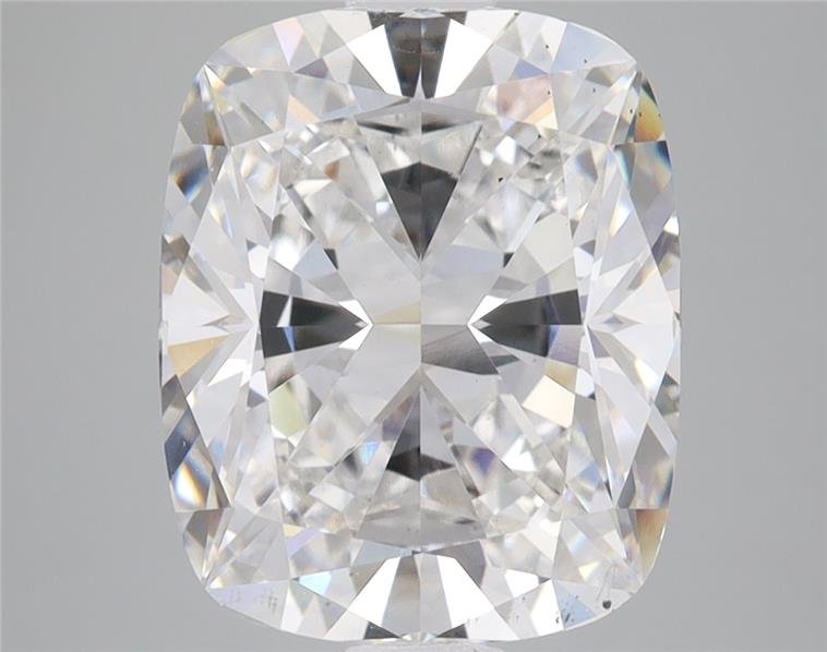 5.58ct F VS2 Rare Carat Ideal Cut Cushion Lab Grown Diamond