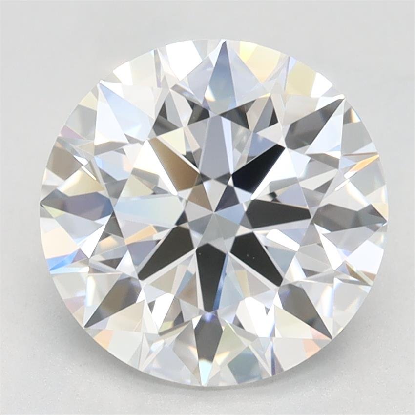 2.45ct D VVS1 Rare Carat Ideal Cut Round Lab Grown Diamond