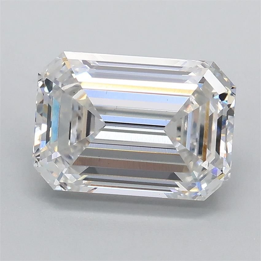 2.08ct F VS1 Rare Carat Ideal Cut Emerald Lab Grown Diamond