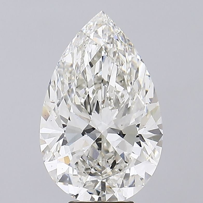 7.53ct I VS2 Rare Carat Ideal Cut Pear Lab Grown Diamond