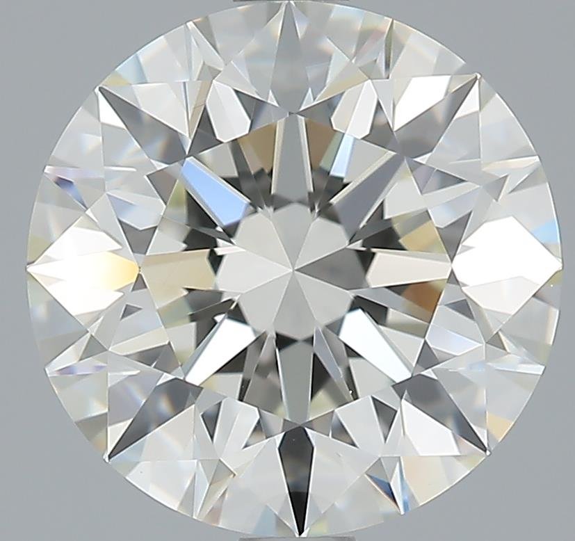 3.40ct K VVS2 Rare Carat Ideal Cut Round Diamond