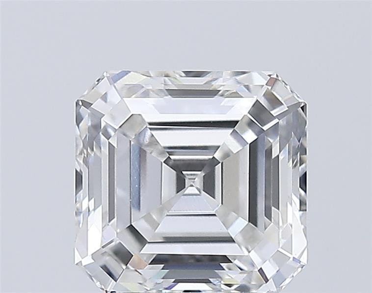 2.51ct E VVS2 Rare Carat Ideal Cut Asscher Lab Grown Diamond