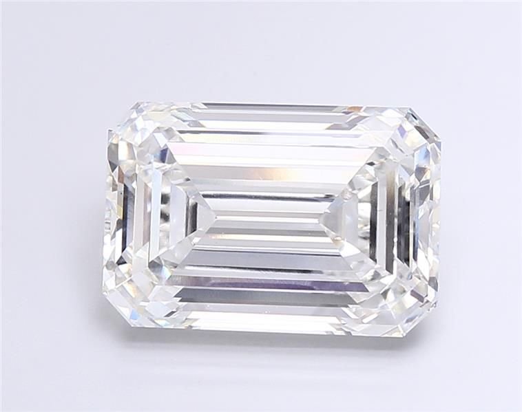 15.04ct H VS1 Rare Carat Ideal Cut Emerald Lab Grown Diamond