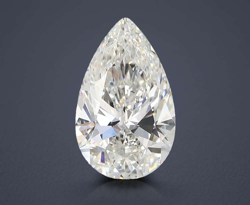 7.08 Carat Pear Lab Diamond
