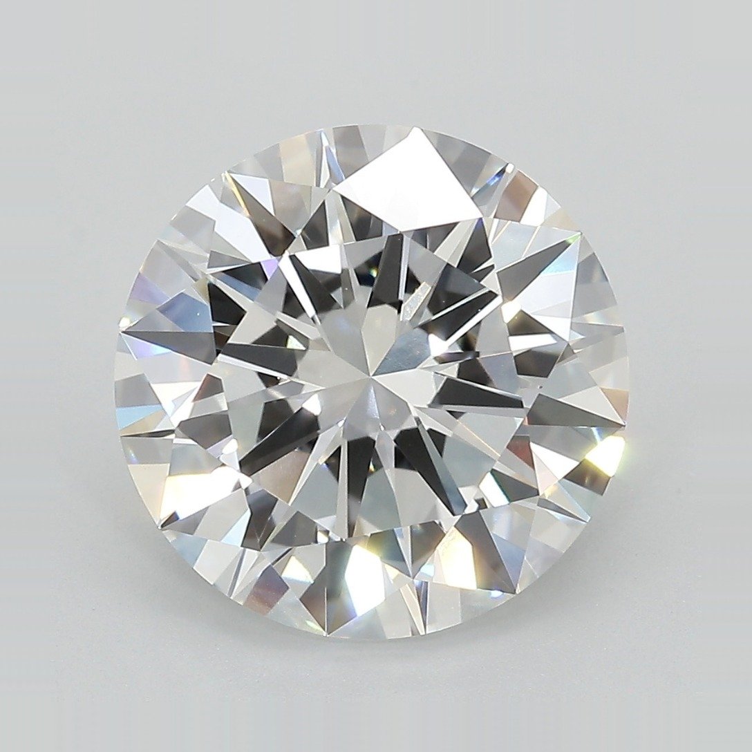 6.65ct E VVS2 Excellent Cut Round Lab Grown Diamond