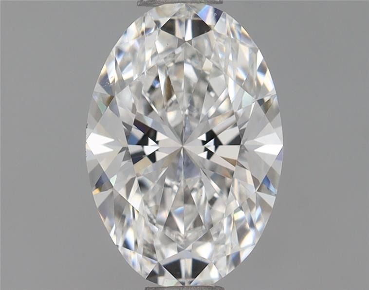 0.74ct F VS1 Rare Carat Ideal Cut Oval Lab Grown Diamond