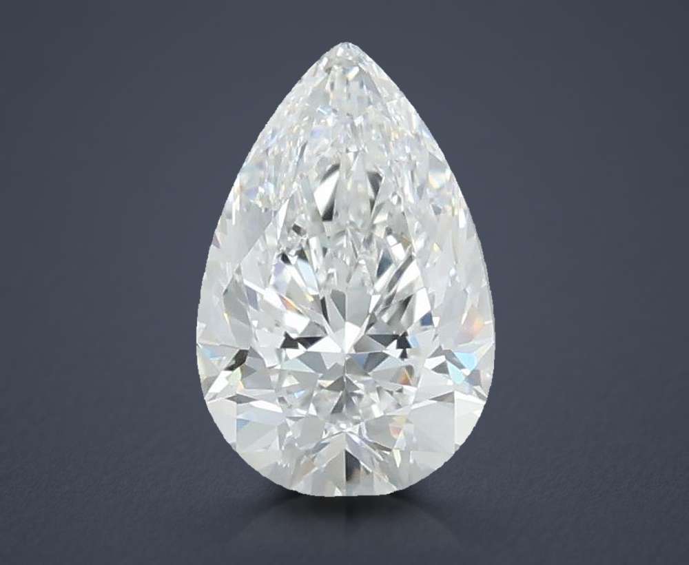 0.90 Carat Pear Natural Diamond