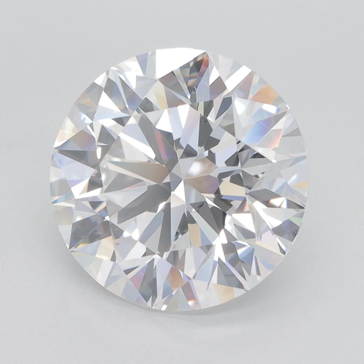 5.51ct D VS1 Rare Carat Ideal Cut Round Lab Grown Diamond