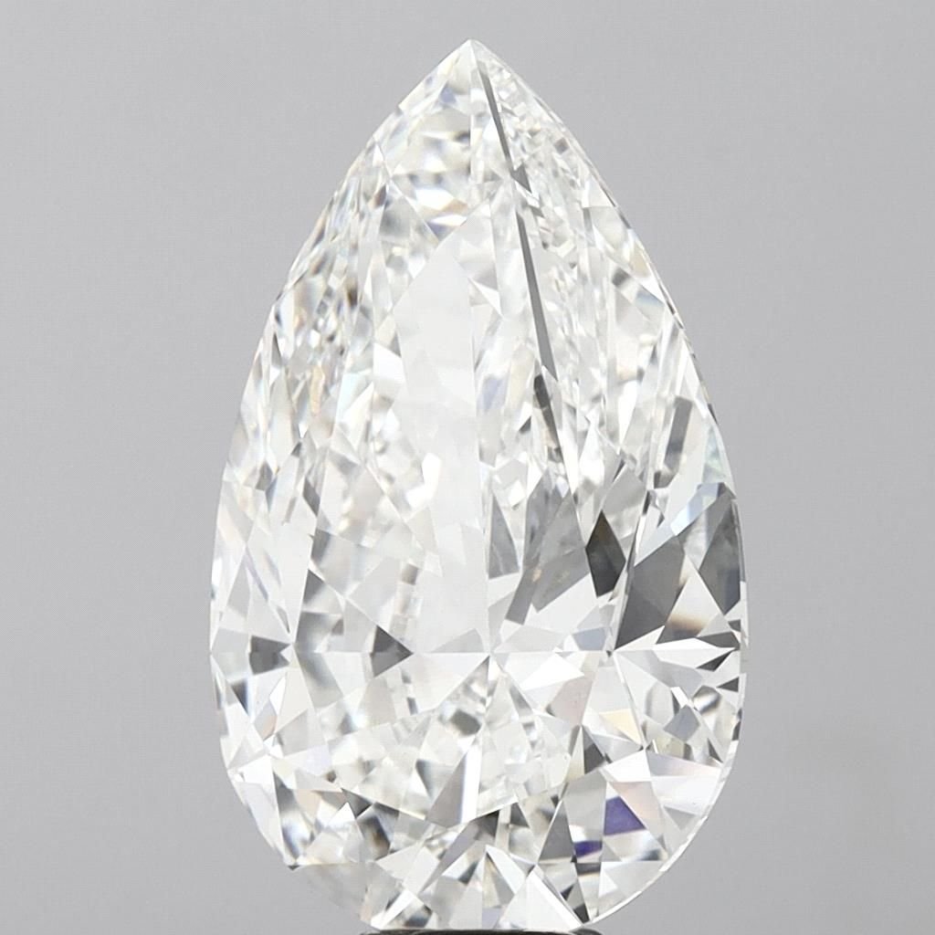 12.05ct F VS1 Rare Carat Ideal Cut Pear Lab Grown Diamond