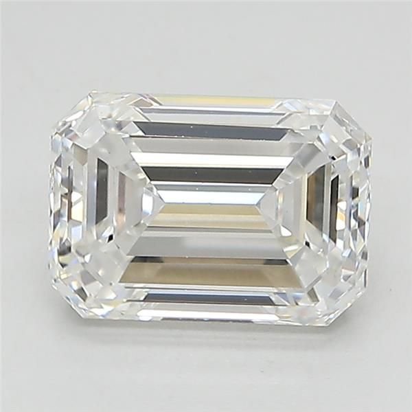 2.29ct E VS1 Excellent Cut Emerald Lab Grown Diamond