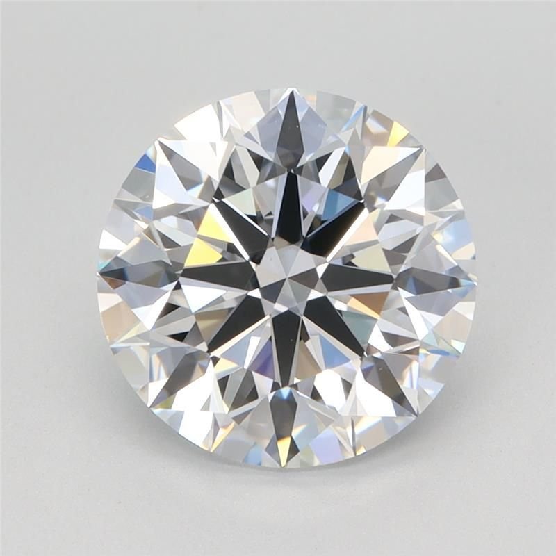 3.17ct D VVS1 Rare Carat Ideal Cut Round Lab Grown Diamond