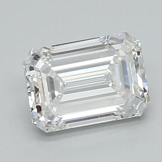 1.08ct E VVS2 Rare Carat Ideal Cut Emerald Lab Grown Diamond