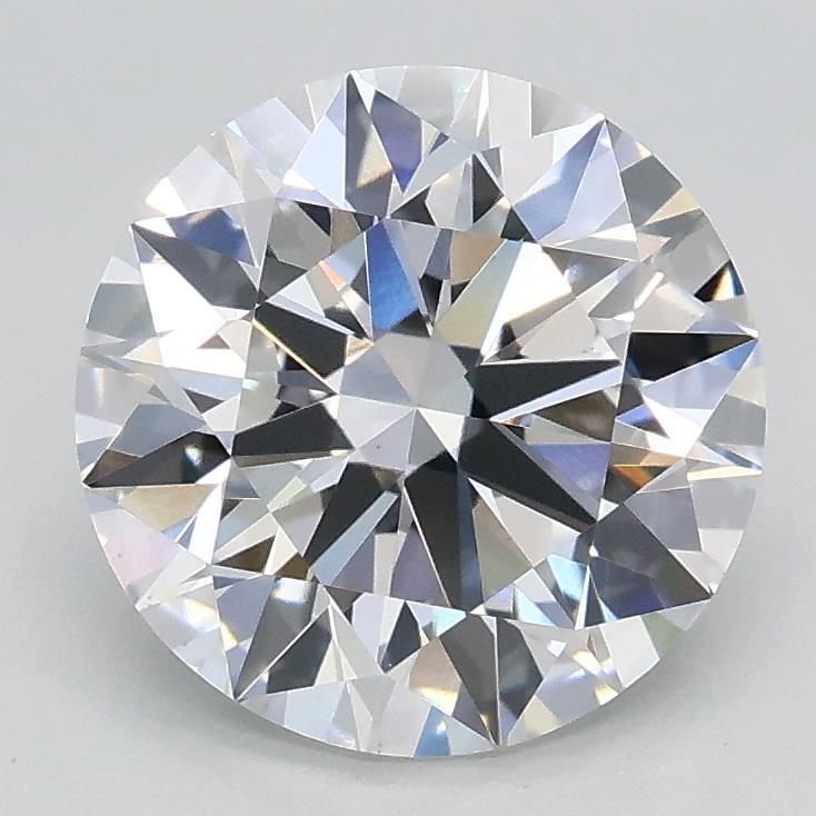 2.06ct D VS1 Rare Carat Ideal Cut Round Lab Grown Diamond