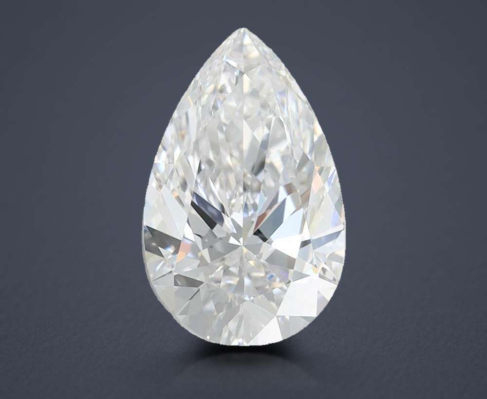 1.46 Carat Pear Lab Diamond