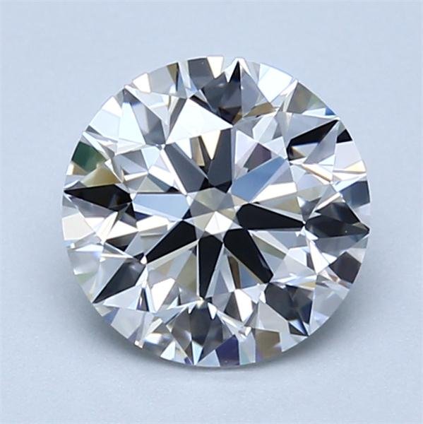 1.62ct F IF Rare Carat Ideal Cut Round Diamond
