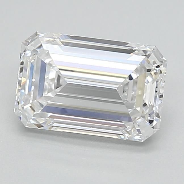 1.46ct D VS1 Rare Carat Ideal Cut Emerald Lab Grown Diamond