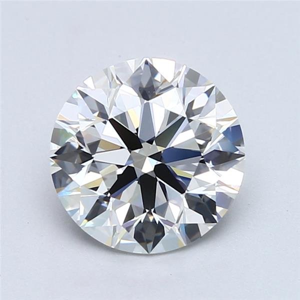 2.51ct F IF Rare Carat Ideal Cut Round Diamond