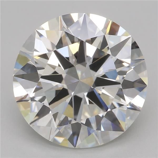 5.02ct F VS1 Rare Carat Ideal Cut Round Lab Grown Diamond