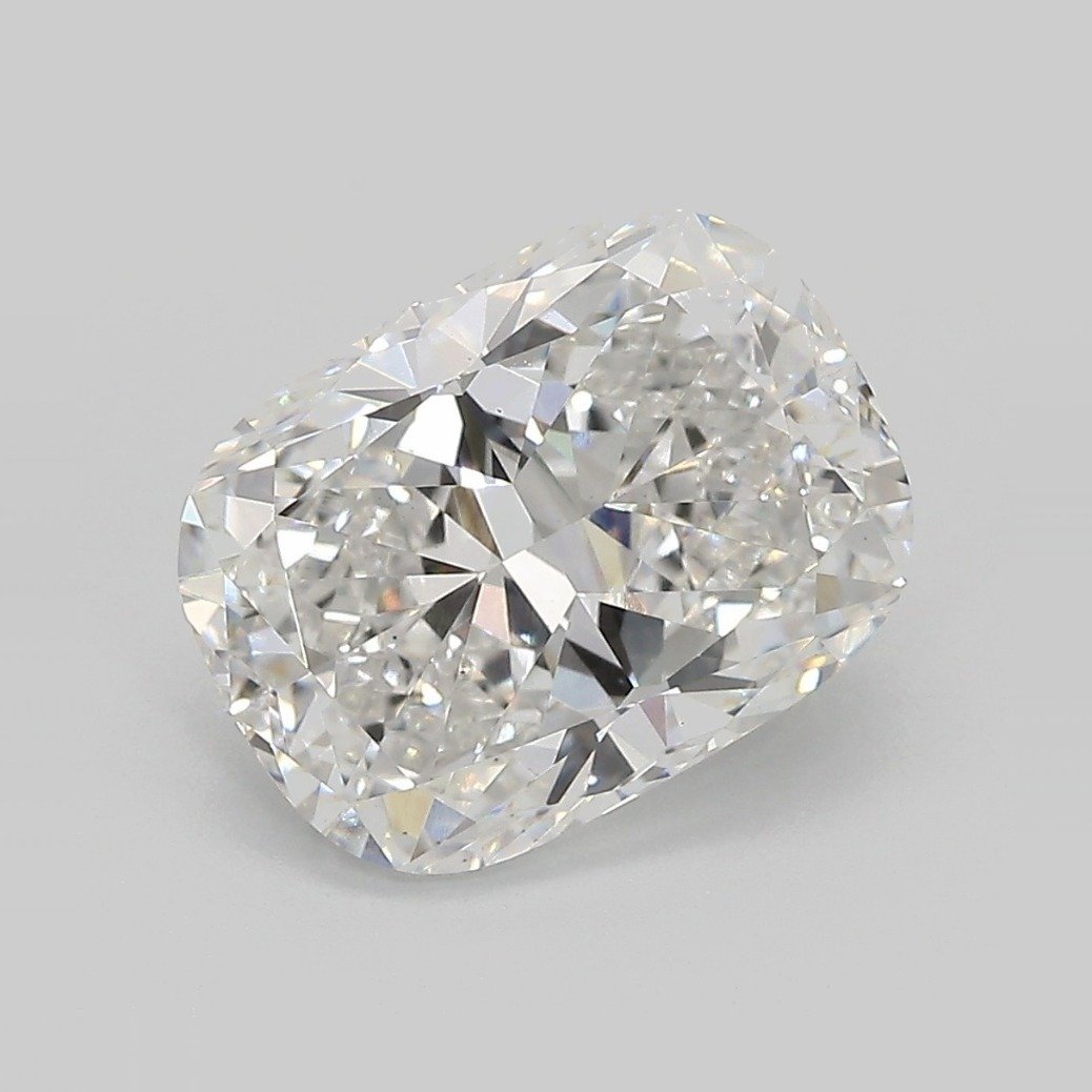 4.01ct F VS1 Very Good Cut Cushion Lab Grown Diamond