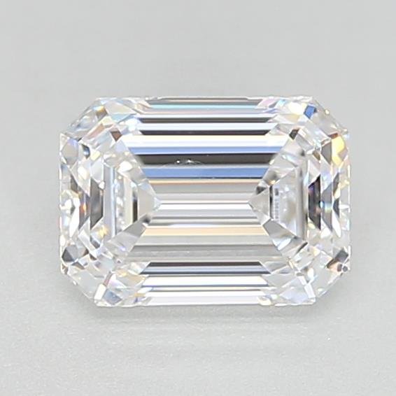 1.01ct D VVS2 Rare Carat Ideal Cut Emerald Lab Grown Diamond