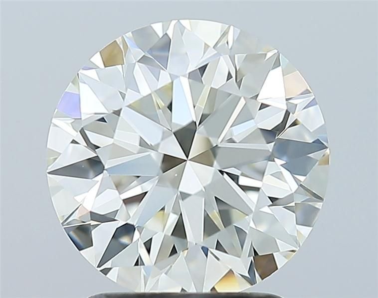 2.09ct K VS1 Rare Carat Ideal Cut Round Diamond