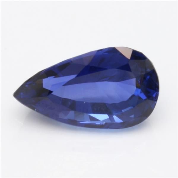 2.48 Carat Blue Pear Sapphire