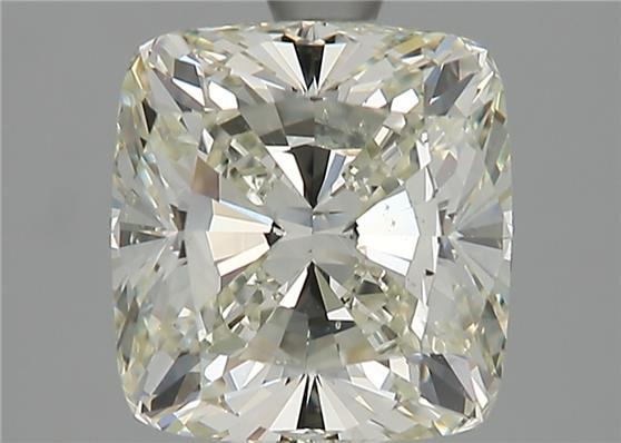 2.51ct K SI2 Rare Carat Ideal Cut Cushion Diamond